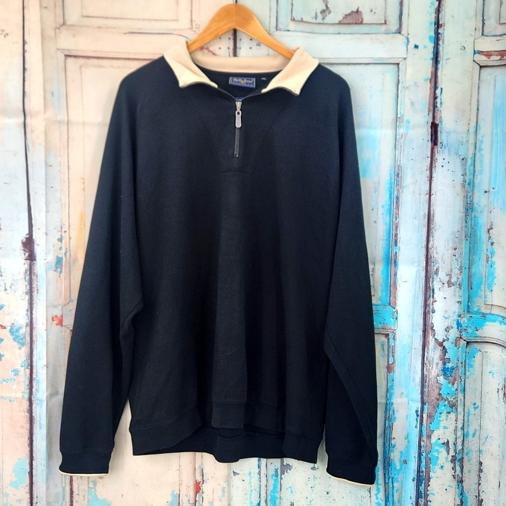 Bobby Jones Players Signature Pima‎ Cotton Quarter-Zip Pullover